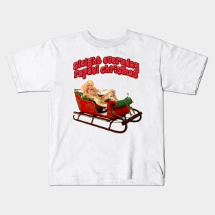 Sleigh Everyday RuPaul Christmas Knit Kids T-Shirt